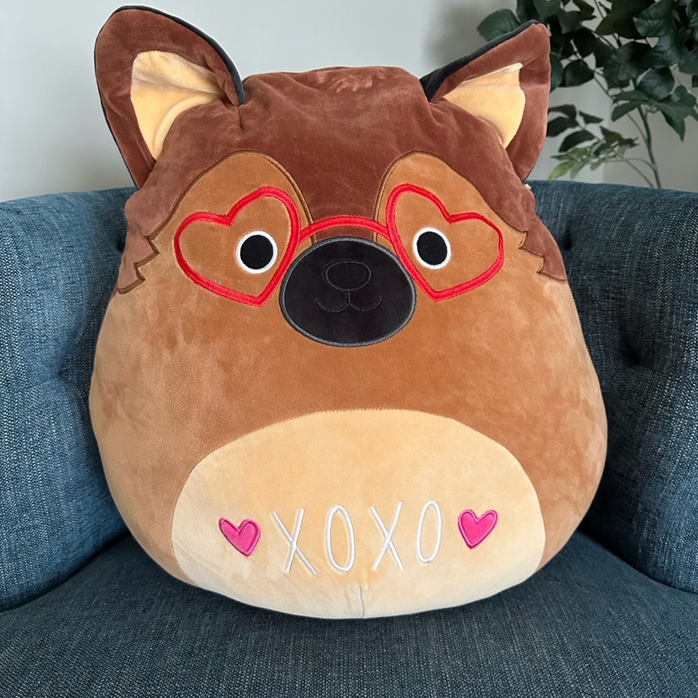 “Mario” 16 inch XOXO German Shepherd Squishmallow Large - With Tag